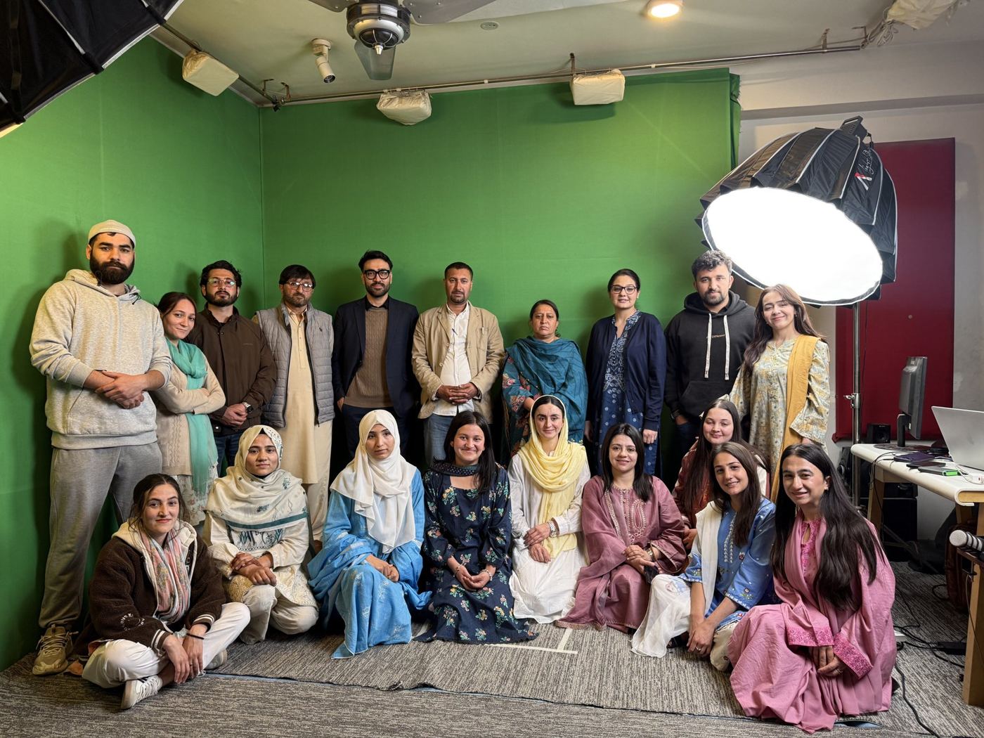 The Mountain Storytellers cohort, ten of twelve of them women